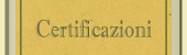 Certificazioni